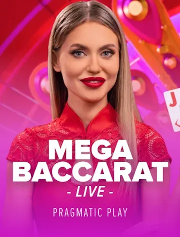 Mega Baccarat from Pragmatic Play Live, live on Spin Boss Casino